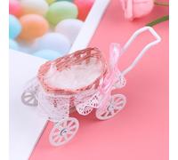 Accessoires Miniatures Pour Maison De Poupée, Mini Landau En Métal, Simulation Modèle De Brouette, Jouets Pour Décoration De Maison De Poupée, 1/12