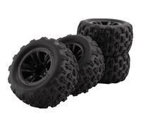 Accessoires Mise Niveau Rc Compatible avec MJX pour Hyper for Go 16207 16208 16209 16210 H16 H16H H16E H16P 1/16 RC Pièces De Rechange pour Voiture 4 Pièces Pneus De Roue