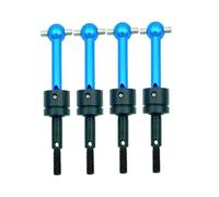 Accessoires Mise Niveau Rc Compatible avec Tamiya pour TT-01 pour TT-02 TA04 53792 1/10 RC Car Upgrade Parts Accessories CVD Metal pour Arbre De Transmission Universel(Black,4pcs)