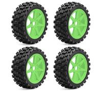Accessoires Mise Niveau Rc pour ARRMA pour Typhoon 1/8 RC Télécommande Voiture Monstre Griffe Tout-Terrain 4 Pièces Pneu 17mm Pneus Hexagonaux Mise À Niveau