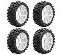 Accessoires Mise Niveau Rc pour ARRMA pour Typhoon 1/8 RC Télécommande Voiture Monstre Griffe Tout-Terrain 4 Pièces Pneu 17mm Pneus Hexagonaux Mise À Niveau