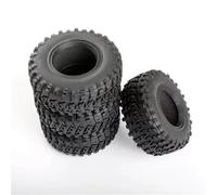 Accessoires Mise Niveau Rc pour Axial pour Traxxas pour Trx4 pour Trx6 D90 1/10 Rc Chenille Caoutchouc 4 Pièces 2. Pouces Pneus Roues Mise À Niveau