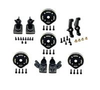 Accessoires Mise Niveau Rc pour MJX pour H12Y+ pour H12P RC Voiture Laiton Tasse Direction C pour Siège Couvercle D'engrenage Arrière Métal OP Accessoire Pièces Mise À Niveau