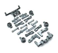 Accessoires Mise Niveau Rc pour MN pour MN38 1/16 Rc Télécommande Voiture Métal pour Bras Oscillant Tasse Direction Ensemble Vulnérable Mise À Niveau Réparation Modifier Pièces