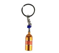 Accessoires Mise Niveau Rc pour Porte-clés Bouteille pour Mini Turbo Nos pour Voiture Rc Boîte À Pilules Secrète Décoration Intérieure Métal Pièces Mise Niveau Accessoires(Yellow)