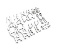 Accessoires Mise Niveau Rc pour Tamiya Electric pour Hornet Wasp pour Evo 58742 DT02 DT03 RC 1/10 Télécommande Voiture Bras Oscillant en Métal Ensemble Vulnérable 8 Pièces