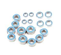 Accessoires Mise Niveau Rc pour Tamiya pour DT-04 pour Fighter pour Nxgen 1/10 Rc Modèle Voiture 18 Pièces Kit Roulement Scellé Joint en Caoutchouc Complet Ensemble Mise À Niveau