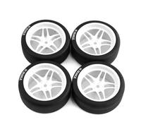 Accessoires Mise Niveau Rc pour Tamiya pour TT01 pour TT02 XV01 PTG-2 pour Kyosho pour HPI pour HSP 1/10 Voiture Rc sur Route Touring 65mm Pneu À Dérive Dure Pièces Roue