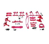 Accessoires Mise Niveau Rc pour Tamiya pour TT02 pour TT-02 1/10 RC Voiture Kit D'accessoires Modification en Métal Bras Suspension Fusées Direction Pièces Mise À Niveau