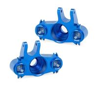 Accessoires Mise Niveau Rc pour Traxxas pour E-maxx pour Revo 3.3 pour Slayer pour Summit 4X4 1/10 RC Voiture Métal Avant Arrière Essieu Transporteur Accessoires Mise À Niveau 5334(Blue)