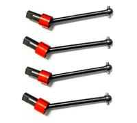Accessoires Mise Niveau Rc pour Traxxas pour LaTrax pour Teton 1/18 Rc Voiture 4 Pièces Arbre D'entraînement Cvd en Métal Kit D'essieu Robuste Mise À Niveau Modifier Les Rechange