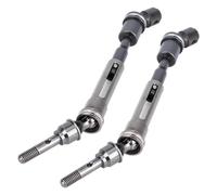 Accessoires Mise Niveau Rc pour Traxxas pour Slash 4X4 pour Rustler pour Stampede pour VXL 1/10 Rc Voiture Acier Avant Arrière Cvd Ensemble d'arbre D'entraînement Mise À Niveau Pièces