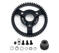 Accessoires Mise Niveau Rc pour Traxxas pour Slash pour Stampede pour Rustler 4X4 V 1/10 Rc Voiture Acier Engrenage Principal 50T-60T 32 Pas 0.8M 6842 6843 3956 Pièces Mise À Niveau(58T)