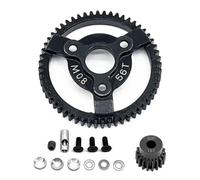 Accessoires Mise Niveau Rc pour Traxxas pour Slash pour Stampede pour Rustler 4X4 V 1/10 Rc Voiture Acier Engrenage Principal 50T-60T 32 Pas 0.8M 6842 6843 3956 Pièces Mise À Niveau(56T)