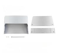Accessoires Mise Niveau Rc pour Traxxas pour TRX4 pour Defender pour RD110 1/10 RC Voiture sur Chenilles 1 Pièces Impression 3D 313/324mm Grande Boîte À Outils Bricolage Mise Niveau(Silver)