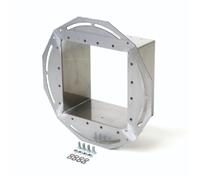 Accessoires Modérateur de tirage F 250 E - Kutzner & Weber F 250 (Außenmaß 250x250 mm, Baulänge 120 mm) für ZUK 250, F 250 E (Außenmaß 250x250 mm, Baulänge 120 mm) für ZUK 250