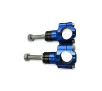 Accessoires Moto 10x1.5 Mm Pince Guidon Réglable En Aluminium CNC 28 Mm Support De Guidon R Réhausseur Guidon Moto(Blue-)