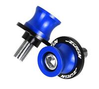Accessoires Moto 6 Mm CNC Bras Oscillant Bobines Support Vis Curseur pour Ya&MA&HA XJ6N XJ6 N Diversion 2009-2015 2014 2013 2012 2011(Blue-2)