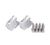 Accessoires Moto Barre Rehaussement Guidon Pince Adaptateur D'extension pour TRK702X pour TRK702 X pour TRK 702X 2023 2024 Riser Pince Guidon(White1)