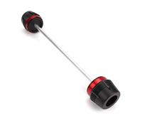 Accessoires Moto Bobines Broche Avant Arrière Curseurs De Fourche De Roue Essieu pour CB750 pour Hornet CB 750 2023 2024 2025 Protection Contre Les collisions(Arrière Rouge)