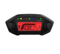 Accessoires Moto Compteur De Vitesse 10000RPM Digital Tachomètre Tacho Dash MPH KMH Odomètre Compteur Kilométrique(Type K)