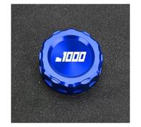 Accessoires moto for H0nda Civic 1000 et 1000SX (2012-2023) : bouchon de réservoir de liquide de frein arrière et couvercle de cylindre.(Blue 1000 LOGO)