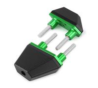 Accessoires Moto Pièces CNC Crash Pads Cadre Curseurs Protecteurs pour Z750 2004-2014 Z800 Z 800 2013-2016 Protection Contre Les collisions(Vert)