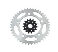 Accessoires moto : Pignon avant 15 dents, pignon arrière 41 dents, chaîne 520 for CB500F, CB500X, CBR500R, CTX700, NC700 et NC750