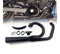 Accessoires Moto pour Harley Davidson Night Rod V-Rod Muscle Luther 2003 2004-2021 Système D'échappement Noir 2 en 1 Silencieux