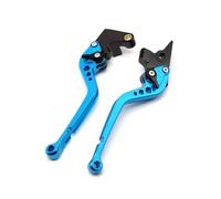 Accessoires Moto Pour KAWASAKI Pour NINJA ZX1400 ZX14R ZX-14 ZX-14R ZZR1400 GTR1400 Pour CONCOURS 14 Leviers De Frein Et D'embrayage Courts/longs(Long sky blue)