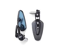 Accessoires Moto Pour Kawasaki Z125 Pro Z650 Z750 Z800 Z900 Z1000 ER6N ER6 Rétroviseur De Moto 7/8 "22mm Rétroviseur Latéral D'extrémité De Guidon (Color : Noir)