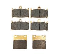 Accessoires moto Pour Kawasaki ZZR 1100 (ZX D1-D9) Pour Ninja ZX-11 D 1993-1997 1998 1999 2000 2001 Plaquettes De Frein Avant Et Arrière Moto(3 pair 1 sets)