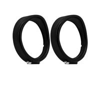 Accessoires moto Pour Touring Pour Road King Pour Softail Moto Anneau De Phare 7''+4.5'' Cache Feu De Brouillard Et Anneau De Style Visière(2.8inch Matte Headlight)