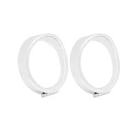 Accessoires moto Pour Touring Pour Road King Pour Softail Moto Anneau De Phare 7''+4.5'' Cache Feu De Brouillard Et Anneau De Style Visière(2.8inch Headlight)