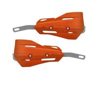 Accessoires moto Pour Vespa GTS Super 300 Protège-mains Universels Pour Moto Protection De Guidon En Alliage D'aluminium Déflecteur D'air Et Pare-chocs Anti-chute Pièces rechange(Orange)