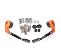 Accessoires moto Pour YAMAHA MT03 MT07 MT09 MT10 Protège-mains En Aluminium CNC 7/8"Protecteur Universel De Guidon De Moto Pièces rechange(Orange)