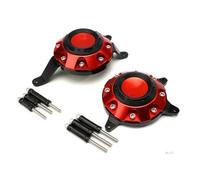 Accessoires Moto Protection du Moteur Capot Protection Carénage Sliders Crash Pad pour Z1000 Z1000R Z1000SX 2017-2024 Protecteurs Collision(Rouge-b)