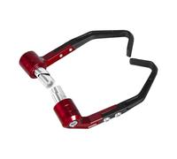 Accessoires moto Protège-mains Universel Pour Moto Protection Des Leviers De Frein Et D'embrayage Protection Du Guidon Protège-mains Professionnel Réglable Pièces rechange(Red-14.7mm-16.85mm)
