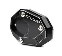 Accessoires Moto Support Pied Latéral Support Grossissant Pad pour Kawasaki pour Ninja500 Z500 500 Z 500 SE 2024 2025(Noir)