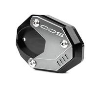 Accessoires Moto Support Pied Latéral Support Grossissant Pad pour Kawasaki pour Ninja500 Z500 500 Z 500 SE 2024 2025(Titanium)