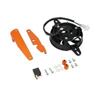 Accessoires Moto Ventilateur De Refroidissement Radiateur D'huile pour EC 300 2021-2023 Dissipateur(Orange)
