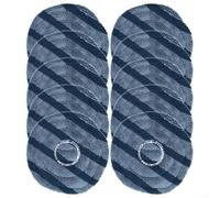 Accessoires Nettoyage pour sol Délicat pour Eufy pour x10 PRO(10 PACK) | Microfibre dense, lavable 100 fois, réutilisable, doux sols délicats, gris