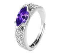 Accessoires Nez Anneaux Fashion · Open End Design Cut Sparkling Zircon Ring Highlighting Individual Charm Bijoux Jouets Anneaux (B, One Size)