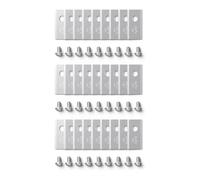 Accessoires officiels eufy, boîte de lames de rechange avec 3 kits de 9 lames de tondeuse à gazon et 9 vis, compatible avec les robots tondeuses E15 & E18
