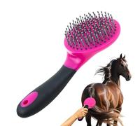 Accessoires pansage cheval Poignée Caoutchouc Confortable | Brosses Nettoyage Sabots Chevaux Pour la préparation aux concours par temps sec ou humide et en toutes saisons