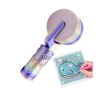 Accessoires peints au diamant, outil de rouleau peint au diamant, rouleau renforcé fait à la main, rouleau renforcé, broderie strass, support de roue avec poignée ergonomique