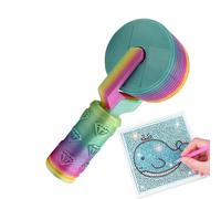 Accessoires peints au diamant, outil de rouleau peint au diamant, rouleau renforcé fait à la main, rouleau renforcé, broderie strass, support de roue avec poignée ergonomique