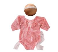 Accessoires Photo Élégants Pour Nouveau-nés Combinaison Barboteuse En Dentelle Avec Bandeau Assorti Ensemble De Vêtements De Photographie Pour Filles Ensemble Barboteuse Et Bandeau En Dentelle