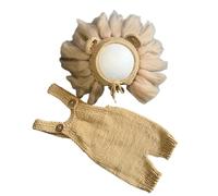 Accessoires photo pour bébé avec motif lion pour nouveau-né, portrait, combinaison, pantalon, séance photo pour nouveau-né, ensemble de photographie