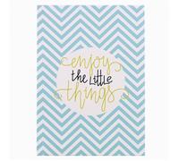 LENSY - Album photo accordéon 10x15cm - bleu